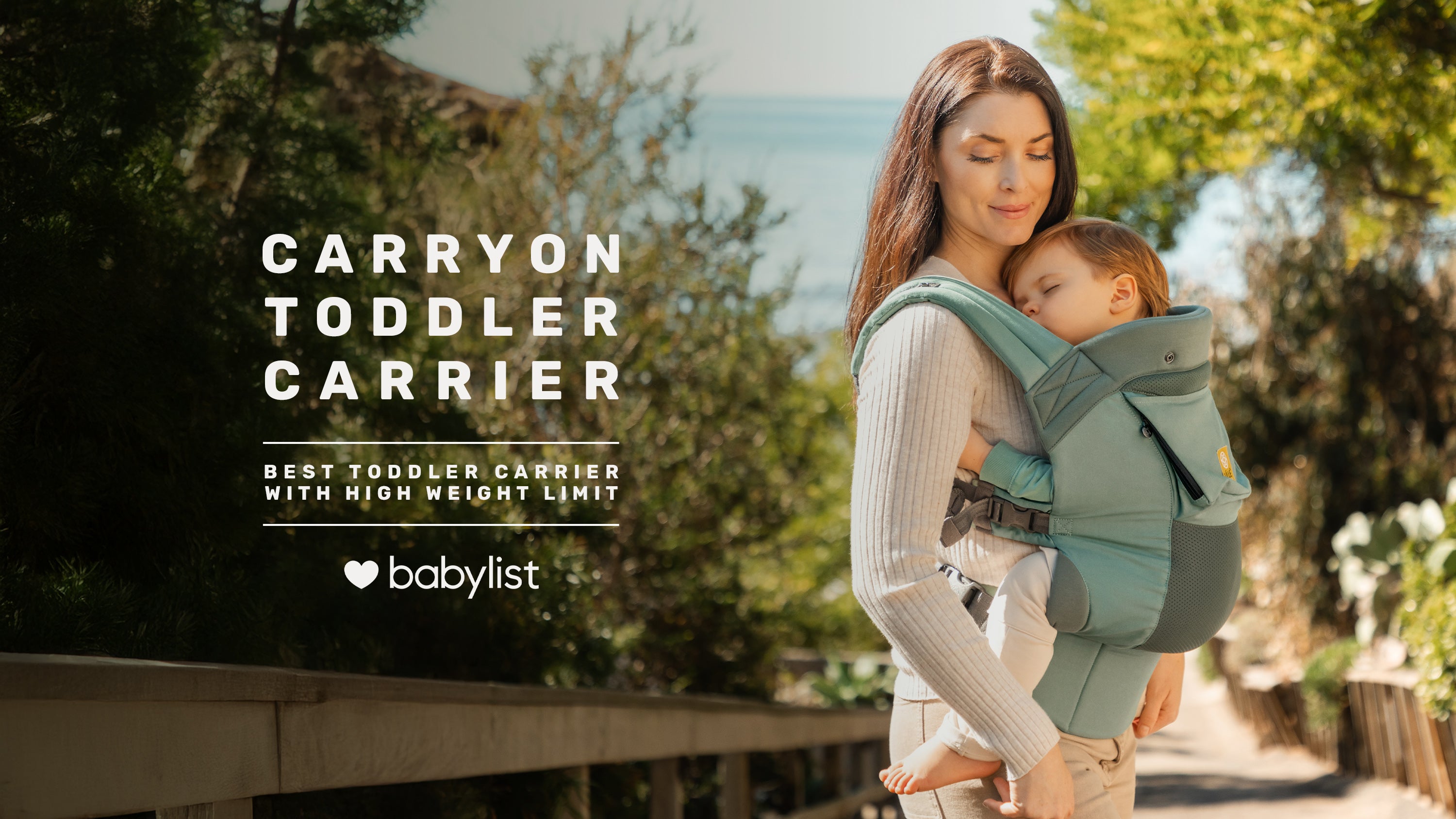 carryon toddler carrier. best toddler carrier with high weight limit. by babylist