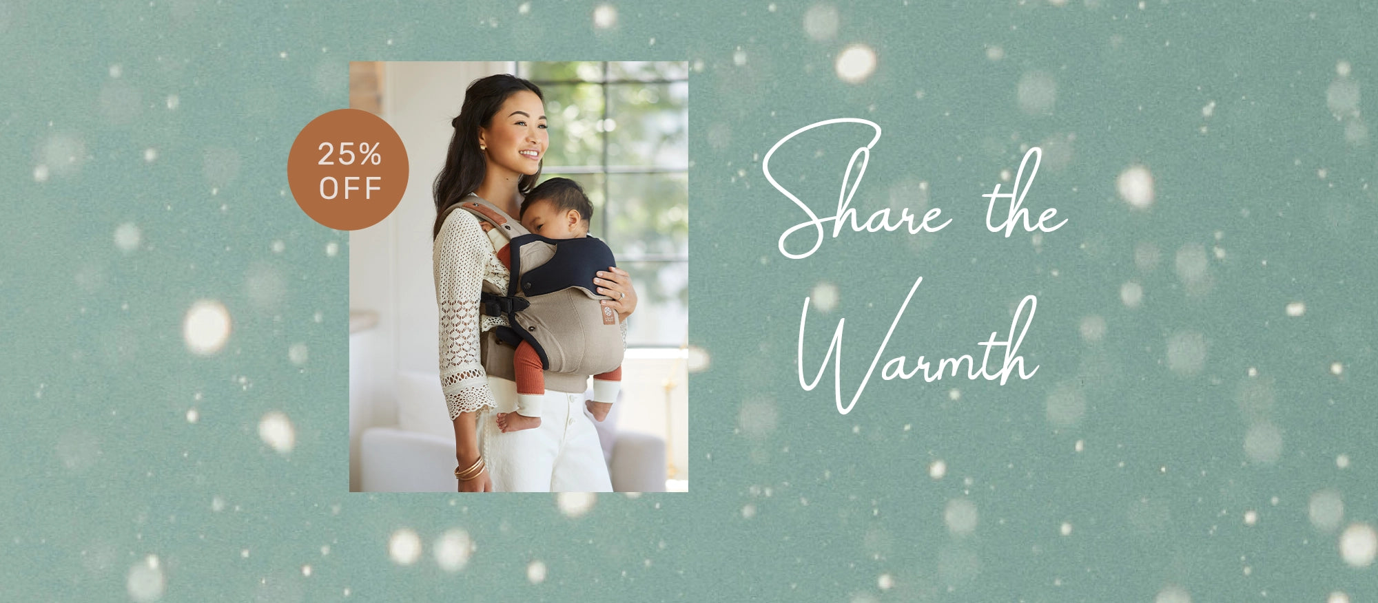 share the warmth - elevate carrier - 25% off for a limited time