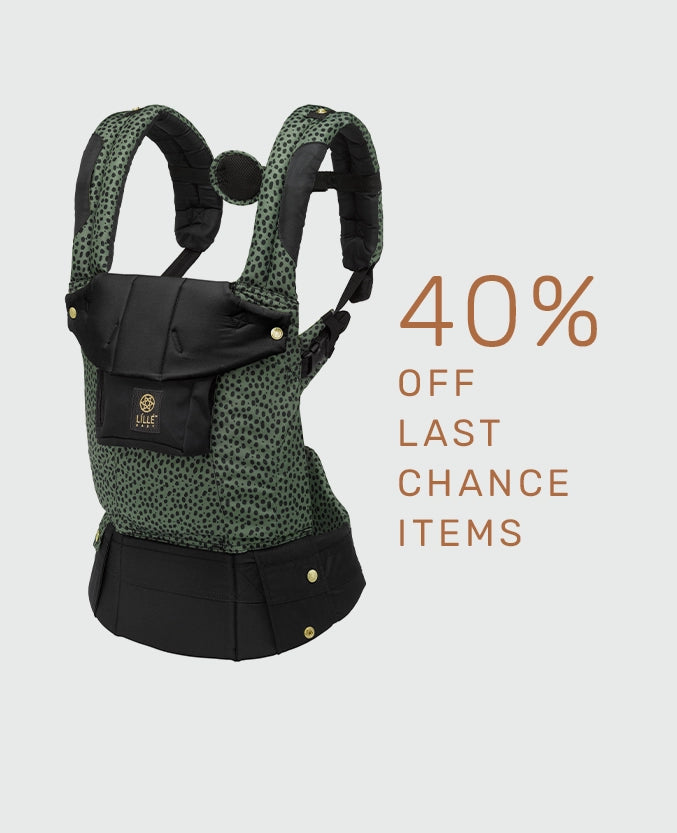 40% off last chance items. complete all seasons luxe baby carrier in speckle succulent