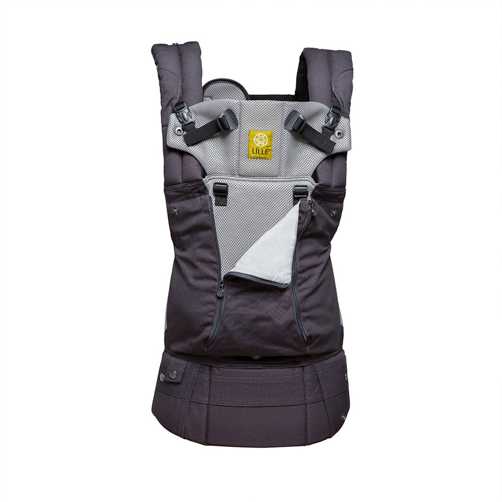 Lille Baby - Baby Carrier Complete Airflow 3D Mesh, Grey/Silver